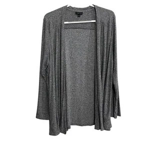 J.Jill Women’s Size XL Gray Open Front Cardigan Sweater Jersey Knit Casual - Picture 1 of 6