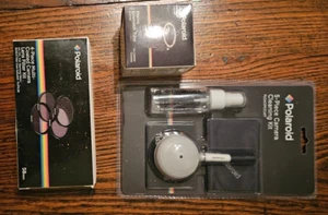 Polaroid Camera Lot, Filter Kit, Cleaning Kit, Macro Extension Tube, All New WOW - Picture 1 of 20