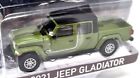Greenlight 1/64 - Jeep Gladiator 2021 Green Diecast Model Car