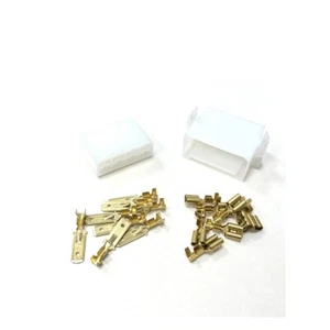8 Way Multi Way Connector Housing Kit - 6.3mm Spade Terminals Male & Female - Picture 1 of 1