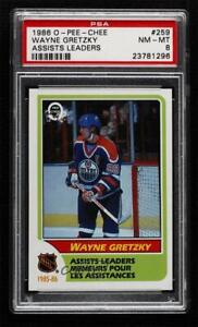 1986-87 O-Pee-Chee Wayne Gretzky #259 PSA 8 HOF