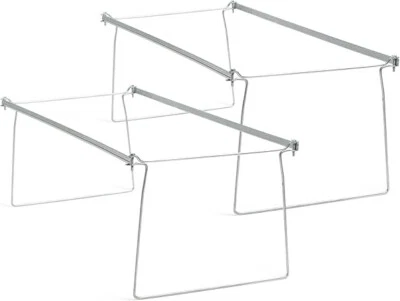SMEAD Office File Folder Frame Hanging Letter Size Holder Drawer Cabinet Rack 2 Pack