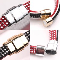 5/10Sets Silver/Gold Plated Strong Magnetic Clasps Hooks Connector For Bracelet 