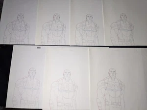 CAPTAIN AMERICA animation cel Production art MARVEL Comic AVENGERS ASSEMBLE AA7 - Picture 1 of 6