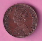 1895 British India Victoria Empress 1/12 Anna  Beautiful Condition copper coin