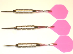 Steel Tip Darts, neu 20 Gramm vergoldet, mit Aluminiumschäften, #3806 - Bild 1 von 3