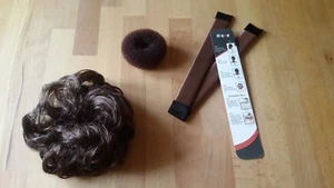3 teiliges Frisurenhilfe-Set - Duttkissen, Haarteil & Dutthilfe ***NEU*** - Bild 1 von 6