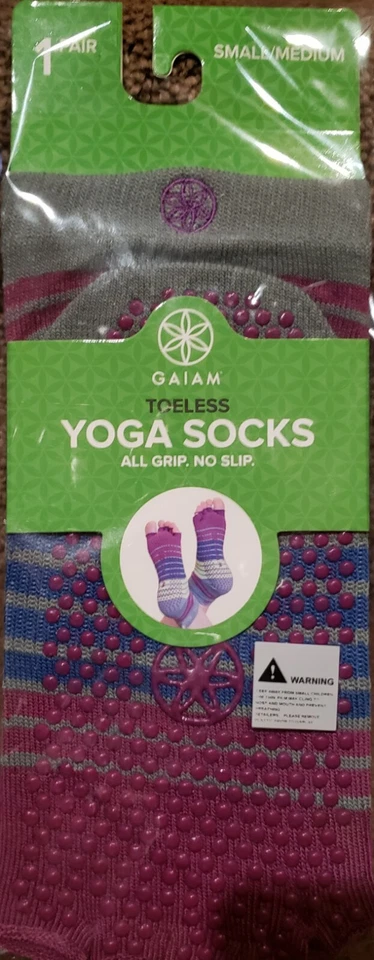 SOCKS - Toeless Yoga (2 pack) - Image 1 of 1