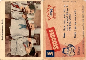 Fleer 1959, The 3 Stooges, #96 Trying The Squeeze Play (B) - Imagen 1 de 1