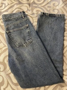 Topshop Dad Jeans Women’s Size 25 Button Fly High Rise Loose Fit Boyfriend EUC - Picture 1 of 8
