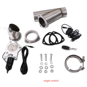 PFEEEC225 Proflow Single Exhaust Cutouts, Electric, Aluminium, Bolt On, 2.25 in. - Picture 1 of 3