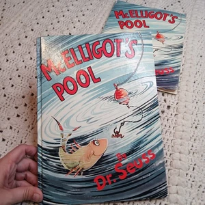 McELLIGOT'S POOL By Dr. Seuss 1947 Hardcover Dust Jacket Banned OOP Eskimo Fish - Bild 1 von 15