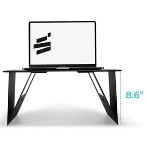 ｀Plastic Laptop Stand Foldable Notebook Stand Laptop Desk Computer Table St - Photo 1/12