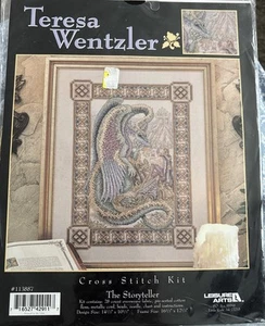 Teresa Wentzler The Storyteller Cross Stitch Kit, 113887 Dragon, New Complete! - Picture 1 of 3