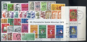 868290) Bund große Steckkarte mit gestempelten Marken aus den 1970er Jahren - Bild 1 von 1