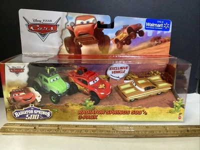Disney Cars 3 Pk Radiador Muelles 500 Stanley Days Ramone Shifty Walmart Mattel Foto 1 de 4