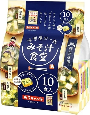 Shinshuichi Miso Freeze-dried Soup Miso Shop Flavor 10 x 2 Packs