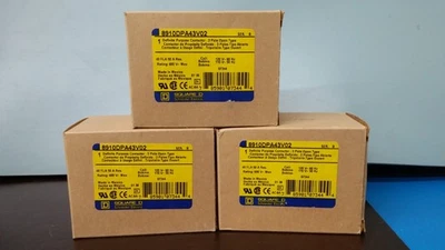 Lot of 3 Square D 8910DPA43V02 Definite Purpose Contactor 3 pole open Type - Image 1 of 4