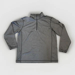 The North Face tech 1/4-zip (quarter zip) fleece Asphalt Grey Heather Men’s - Picture 1 of 9