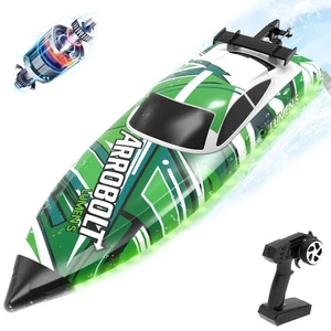 Barche RC Brushless per Adulti, 35+MPH Telecomando Veloce Barca per Laghi, Full... - Foto 1 di 9