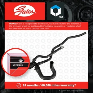 Radiator Hose fits VW GOLF Mk6 1.4 Upper 13 to 16 CZDA Coolant Gates 1K0122101LF - Picture 1 of 2