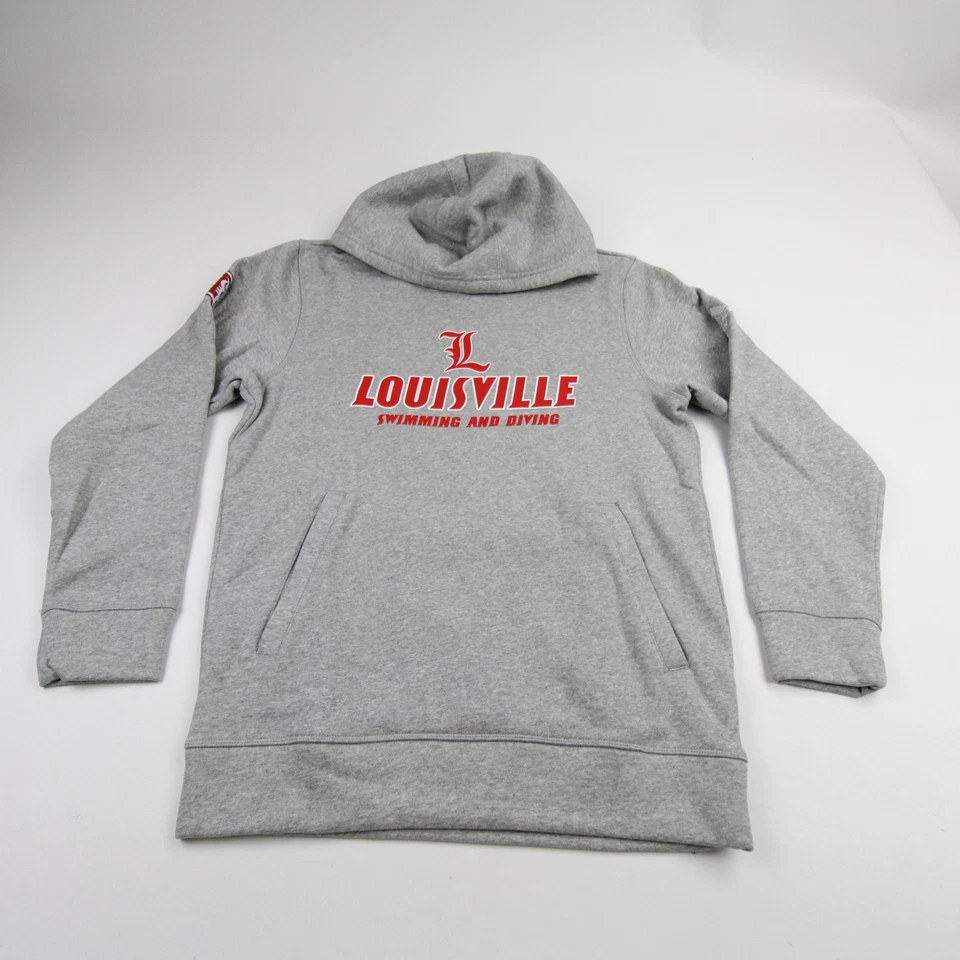 Louisville Cardinals Adidas Sudadera Hombre Gris Nueva Foto 1 de 1