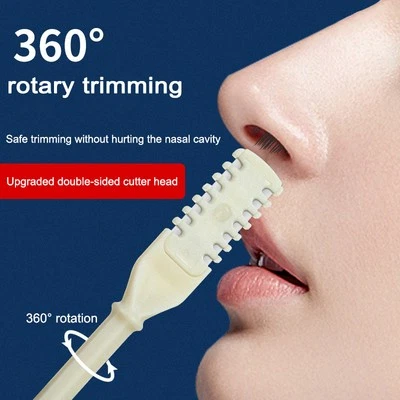 Double Head Nose Hair Trimmer Portable Earpick Nose Ear Hair Removal Trimmer - Image 1 of 4