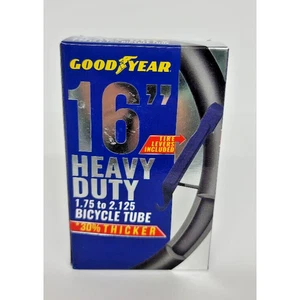 Bike Inner Tube Goodyear Heavy Duty Tube 16" x 1.75 - 2.125 Bicycle Tire Tube - Picture 1 of 4