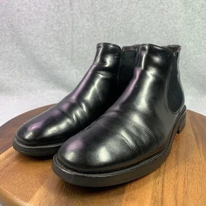 To Boot New York Boots Mens Size 11 Black Leather Dress Chelsea Made in Italy - Picture 1 of 23