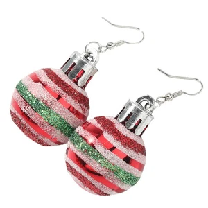 Ohrringe Tropfen Hängeohrringe Damen Weihnachtsohrring Modeohrringe - Bild 1 von 12