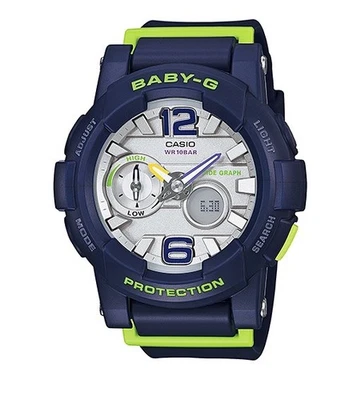 Casio Baby-G * BGA180-2B Anadigi G-Lide Green & Blue Watch for Women  - image 1 of 4