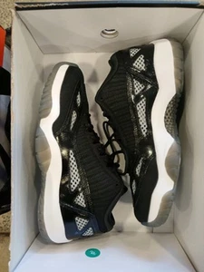 Size 9- Air Jordan 11 Retro IE Low Black White - Picture 1 of 5