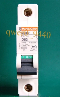 1PC NEW C65N 1P D63A Breaker - Image 1 of 3