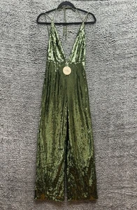 Neu mit Etikett Camila Coeho rückenfreier ärmellos Pailletten Overall grün Damengröße XS - Bild 1 von 12