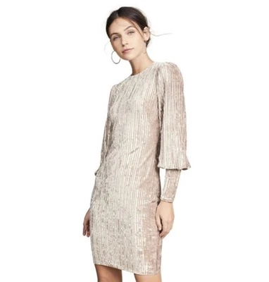 Black Halo Loxlee Sheath Mini Dress in Emperador - Image 1 of 4