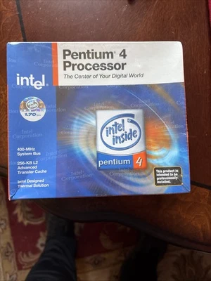 New retail box Pentium 4 Processor 1.7 GHz,400mhz bus,256Kb L2, PGA-478 socket - Image 1 of 4
