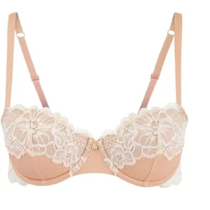 Adore Me Mathilda Contour Plus Cream Lace Bra 40D NWT - Picture 1 of 6