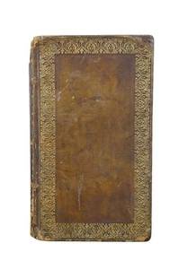 1825 The Task Poem by William Cowper Leather HB Book John Sharpe - Imagen 1 de 12