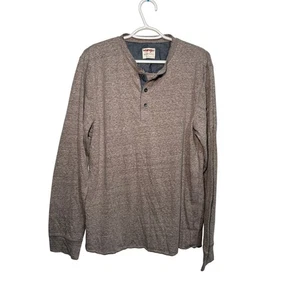 Wranglers Authentics Henley camicia manica lunga uomo grande outdoor abbigliamento da lavoro lavoro lavoro - Foto 1 di 8