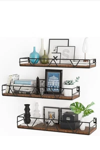 Schweberegal 3er Set, Home Holz Wandregal, Landhaus - Bild 1 von 5