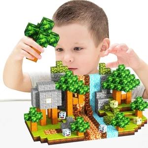 Magnetic Blocks - Build  Magnet World Edition 1" Cubes Construction Toys 2.5cm - Picture 1 of 22