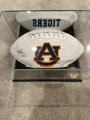 Cam Newton Signed Auburn Tigers Logo Football - Image 1 of 2
