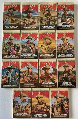 JAKE LOGAN Lot of 15 SLOCUM western series 210-231 - Imagem 1 de 4