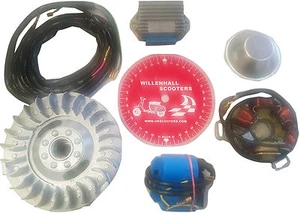 KIT DE ENCENDIDO ELECTRÓNICO LAMBRETTA 12V LI, SX, TV NUEVO K2 ESTATOR TELAR LIBRE DE PLATA - Imagen 1 de 1