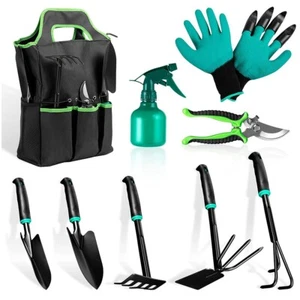 9-teiliges Garten Bonsai Werkzeug Set Schere Schere Schneider Kelle Edelstahl Sets - Bild 1 von 7
