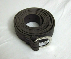 Saddleback Leather EXTRA LONG UTILITY STRAP 78 1/2" x 1 3/8" Dusty Carbon Black - Picture 1 of 9
