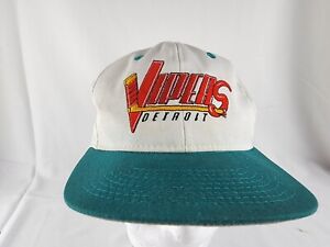 Vintage Detroit Vipers Hockey IHL Snapback Hat