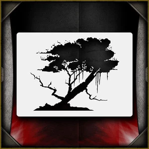 Oak Tree 2 - Airbrush Schablone Template Airsick - Bild 1 von 1