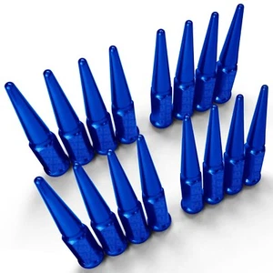 Spike Lug Nuts 12x1.5mm Acorn fit XP1000 Turbo General X3 Talon Wildcat XX BLUE - Picture 1 of 9