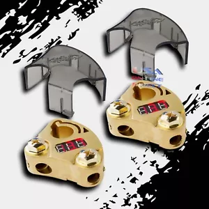 2 Stck. Digital Batterie Terminal Auto Marine Grade AMP jedes AWG Kabel mit Ring Terminal - Bild 1 von 1